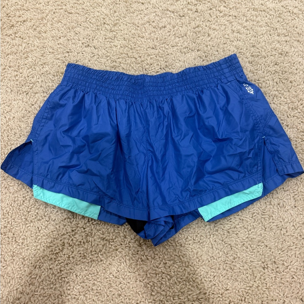 FP Movement by Free People Blue and Aqua Athletic Shorts